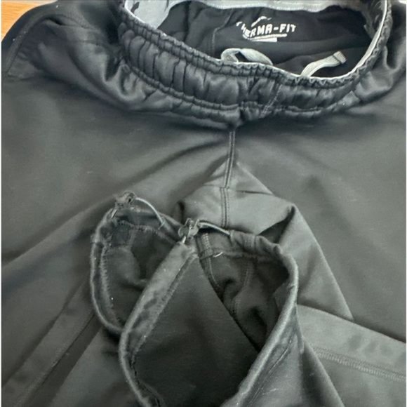 Therma Fit Sweatpants Fleece Lined Mens Sz S Black Athletic Training Pants - Picture 3 of 10